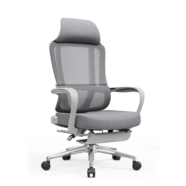 Modern Ergonomic Reclining Office Chair With Footrest - Luxury High Back 150° Recline Function Desk Chair For Home Office