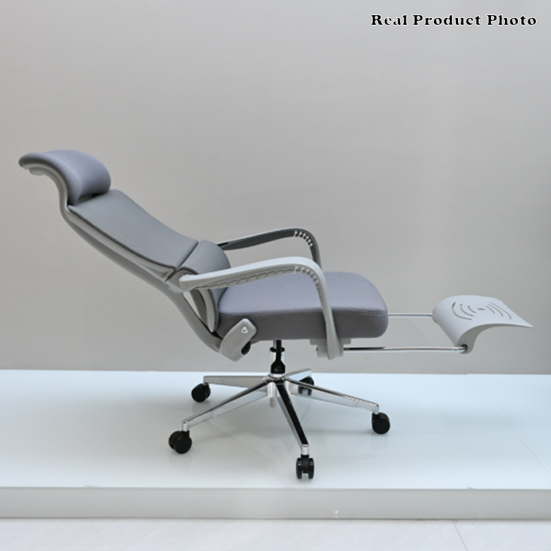 Modern Ergonomic Reclining Office Chair With Footrest - Luxury High Back 150° Recline Function Desk Chair For Home Office