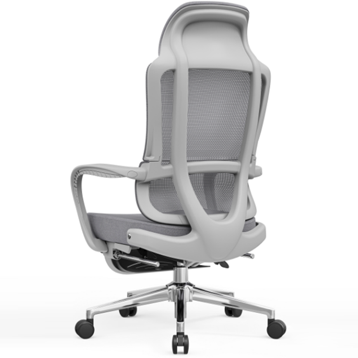 Modern Ergonomic Reclining Office Chair With Footrest - Luxury High Back 150° Recline Function Desk Chair For Home Office