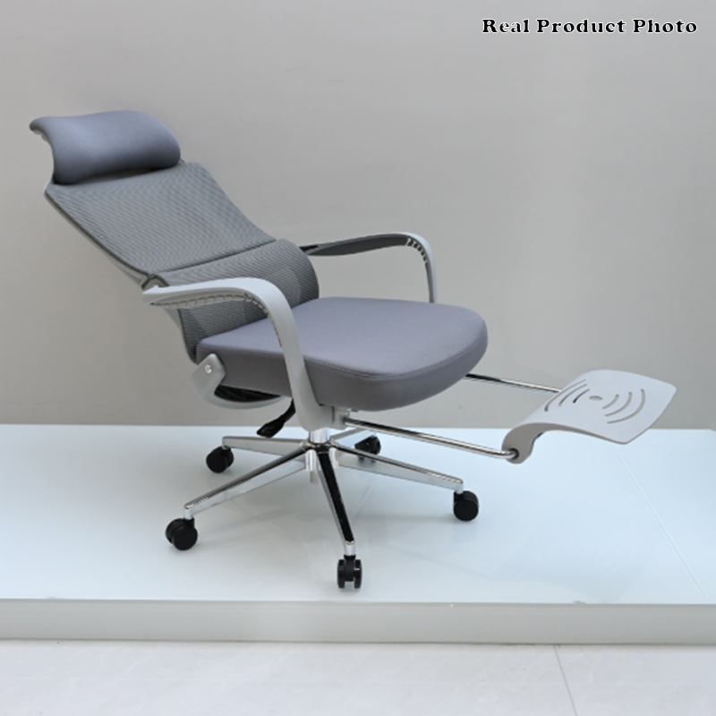 Modern Ergonomic Reclining Office Chair With Footrest - Luxury High Back 150° Recline Function Desk Chair For Home Office