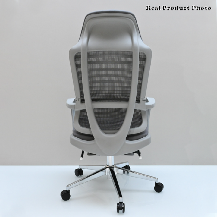 Modern Ergonomic Reclining Office Chair With Footrest - Luxury High Back 150° Recline Function Desk Chair For Home Office