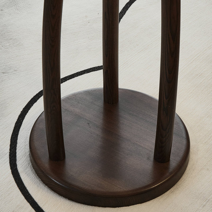 Contemporary Creative Ash Wood Coat Rack - Sculptural Branch Hooks Hall Tree For Living Room