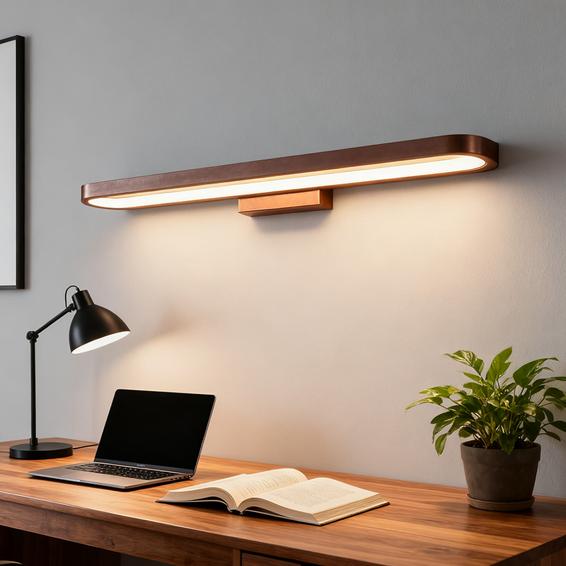 Modern Minimalist Circular Aluminum Vanity Light LED Mirror Front Wall Sconce Lamp For Bathroom