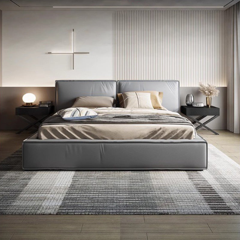 Contemporary Industrial Style Nightstand - Formaldehyde-Free MDF Smooth-Glide Large 1-Drawer Bedside Table For Bedroom