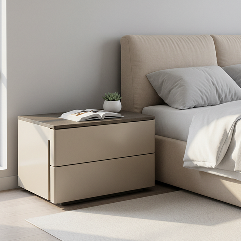 Table de chevet éco-responsable - Style minimaliste épuré, durable et facile d&