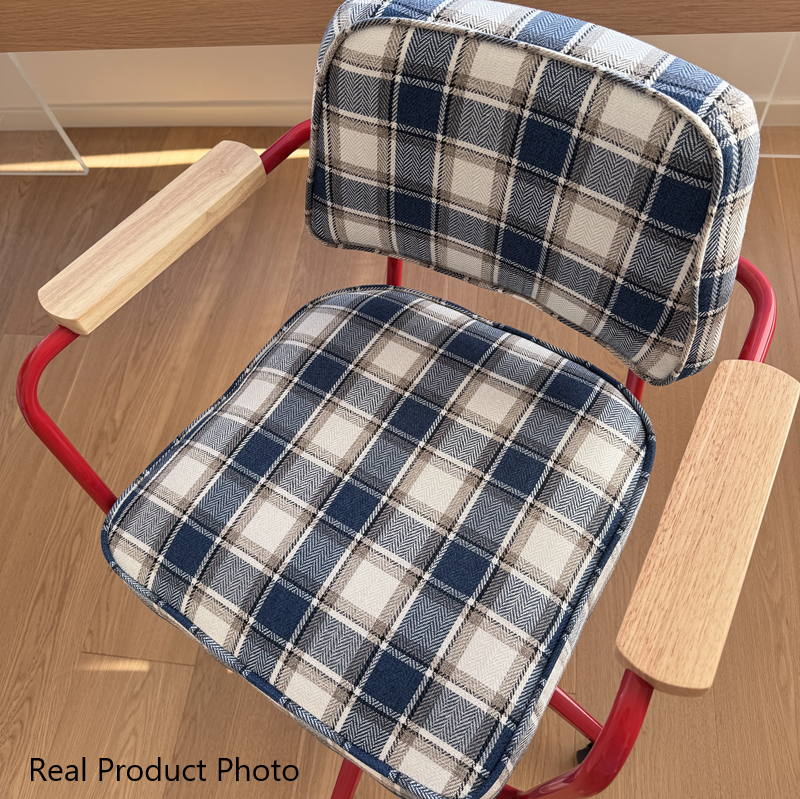 Chaise de bureau pivotante réglable en hauteur avec accoudoirs et roulettes, en alliage d&