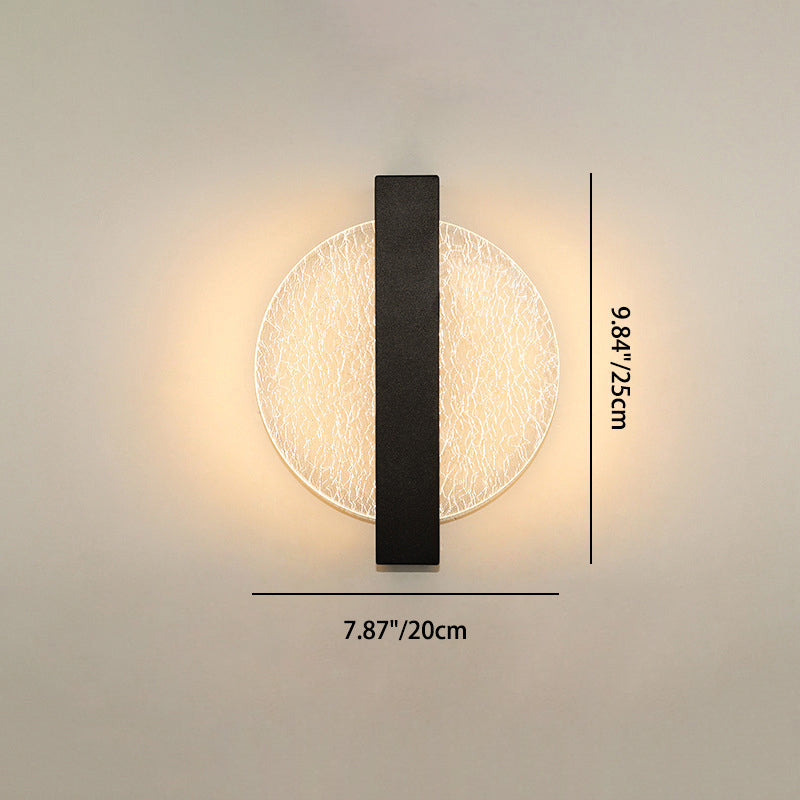 تصميم مبتكر من الأكريليك المتشقق لمصباح حائط LED 