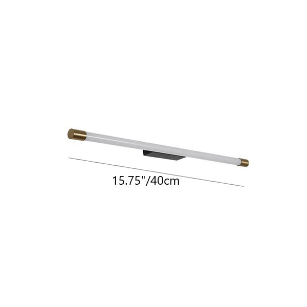 مصباح حائطي LED أنيق بأنبوب رفيع من الألومنيوم والبولي كربونات بأسلوب عصري بسيط لغرفة المعيشة 