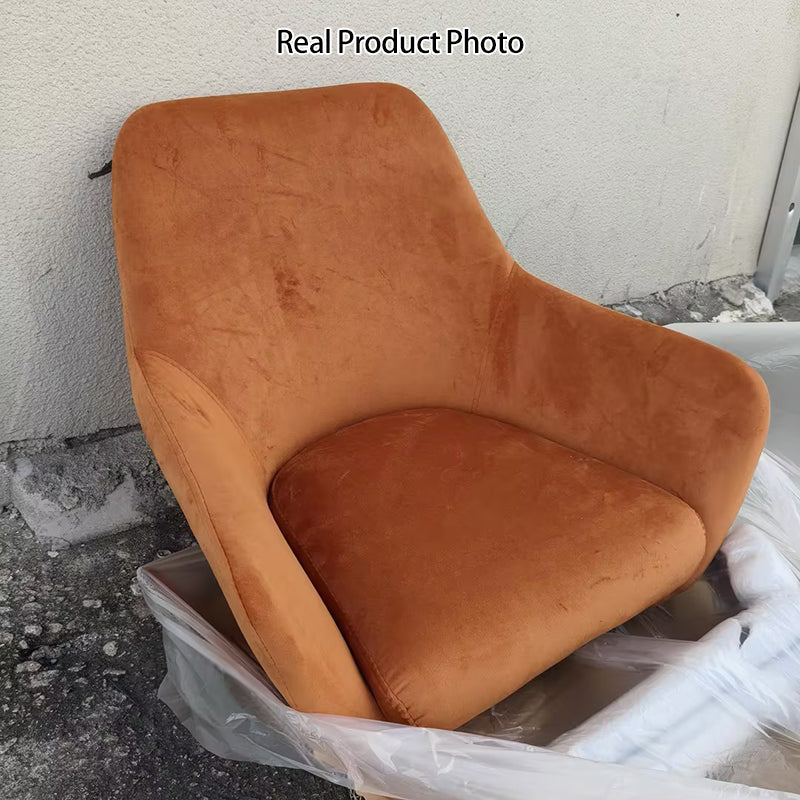 Moderner minimalistischer Esszimmerstuhl im Wrap-Stil aus Sperrholz, Eisen, Samt und PU-Leder mit Rückenlehne für das Esszimmer 