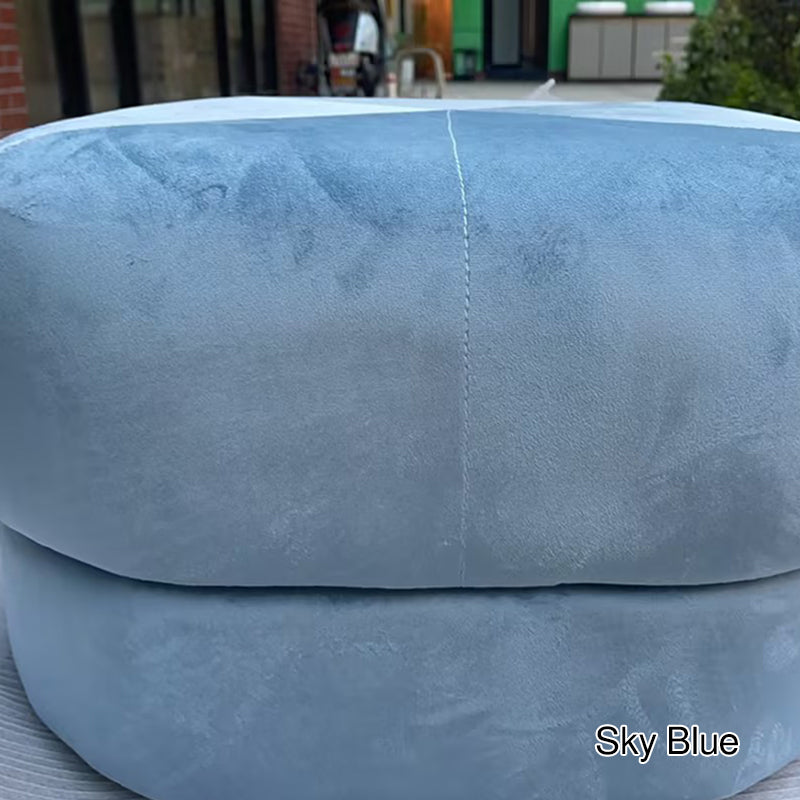 Tabouret en éponge en tissu rond carré de simplicité moderne pour salon 