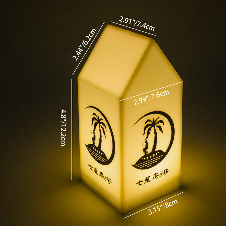 Moderne Art Deco Cabin Hardware PE LED Tischlampe für Esszimmer 