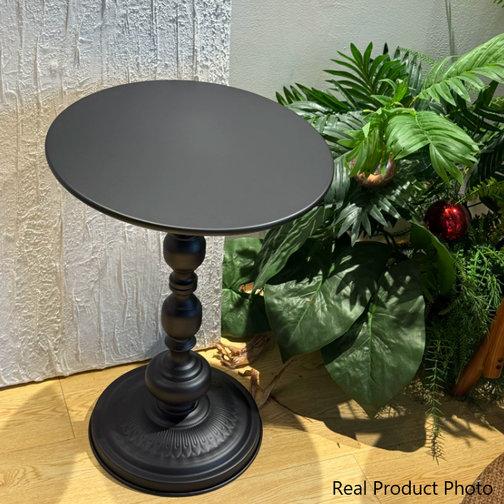 Traditional Vintage Round Beads Base Iron Stainless Steel Coffee Table For Living Room