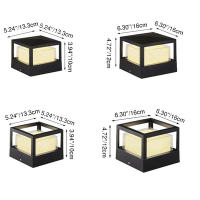 Industrial Waterproof Aluminum Cylinder LED Outdoor Lawn Landscape Light