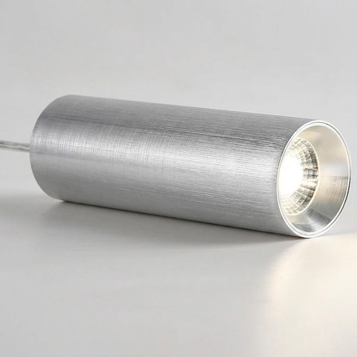 Aluminium LED Zylinderleuchte - Pendelleuchte Spotlicht für Bar Kunst &amp; Heimdekoration &amp; Wohnzimmer 