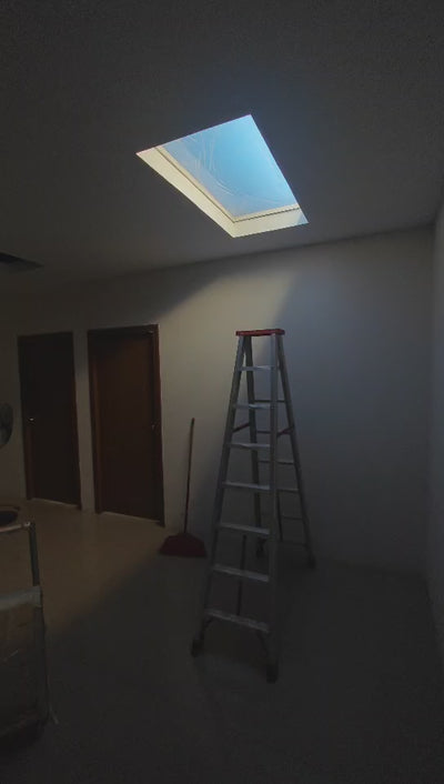 Modern Smart Blue Sky Aluminum LED Flush Mount Ceiling Light