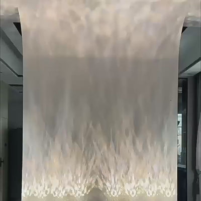 3D Water Ripple LED Wall Light – Modern Ambient Lighting for Bedroom or Lounge