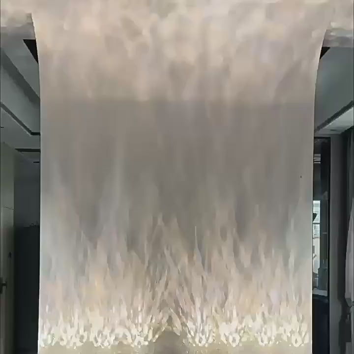 3D Water Ripple LED Wall Light – Modern Ambient Lighting for Bedroom or Lounge