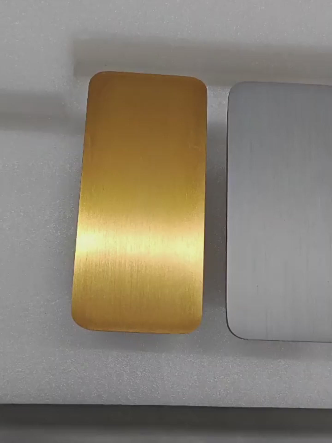 Nordic Minimalistischer Aluminium Rechteckiger Flachbildschirm 2-Licht LED Wandleuchte 