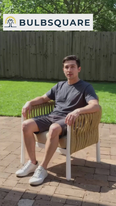 Modern Outdoor Garden Rope Sofa - 1/2/3 Seater For Balcony & Outdoor Patio