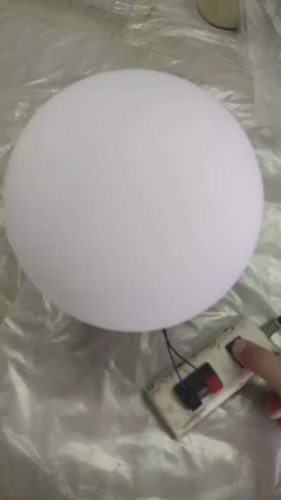 Applique Murale Moderne Minimaliste en Verre Orb à 1 Lumière Pour Salon 