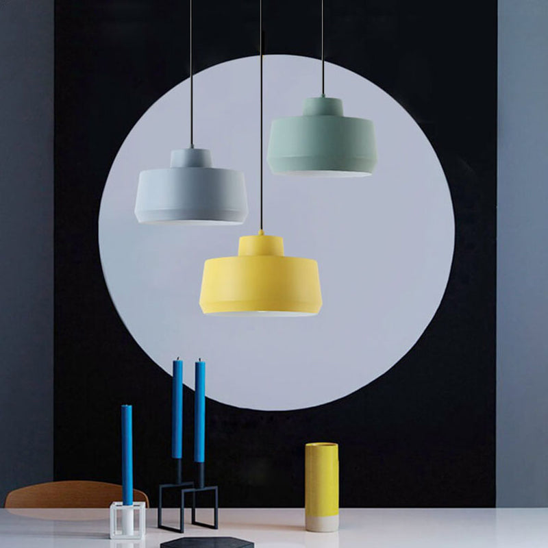 Macaron Candy Jar 1-Light Aluminum Pendant Light