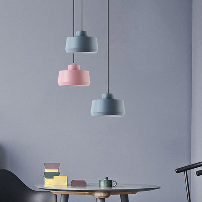 Macaron Candy Jar 1-Light Aluminum Pendant Light