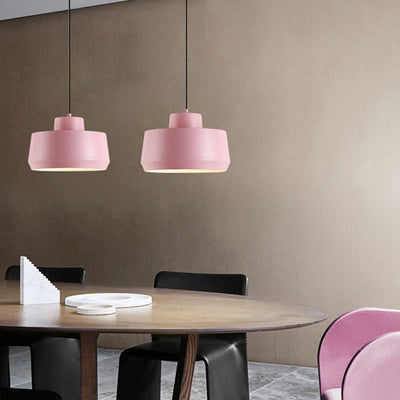 Macaron Candy Jar 1-Light Aluminum Pendant Light