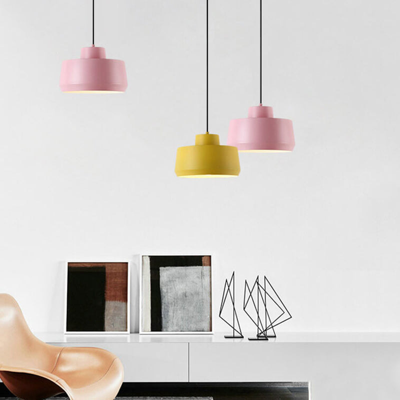 Macaron Candy Jar 1-Light Aluminum Pendant Light