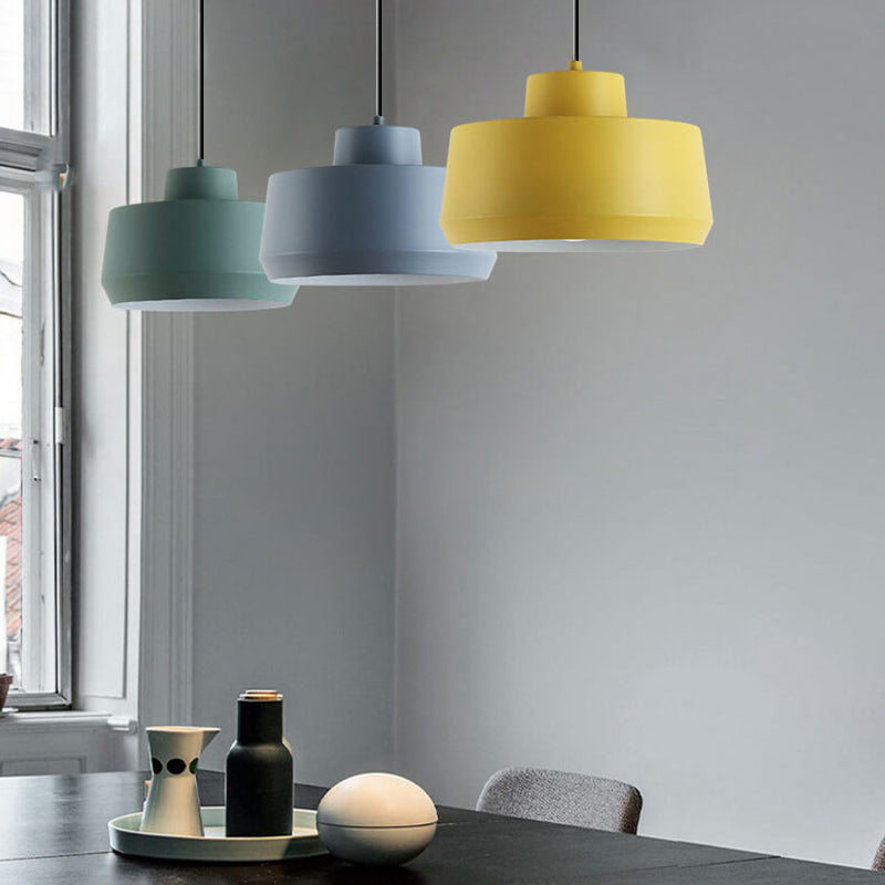 Macaron Candy Jar 1-Light Aluminum Pendant Light