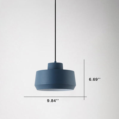 Macaron Candy Jar 1-Light Aluminum Pendant Light