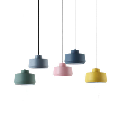Macaron Candy Jar 1-Light Aluminum Pendant Light