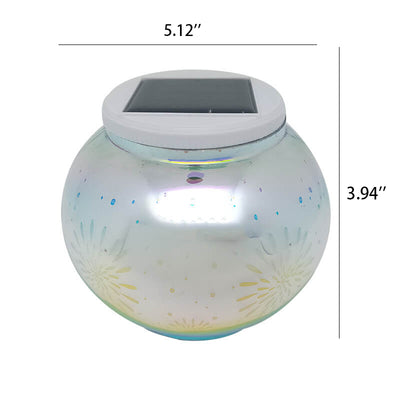 Wasserdichtes Solar-Stereo-Feuerwerkseffekt-LED-Dekorationslicht für den Außenbereich 