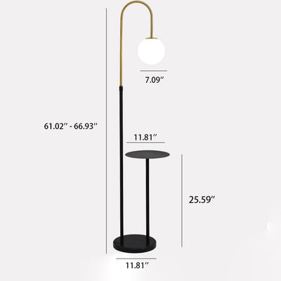 Industrielle Eisen Kreativ Regal 1-Licht Stehlampe 