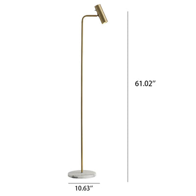 Industrial Iron Simple Lamp Base Adjustable LED Standing Floor Lamp