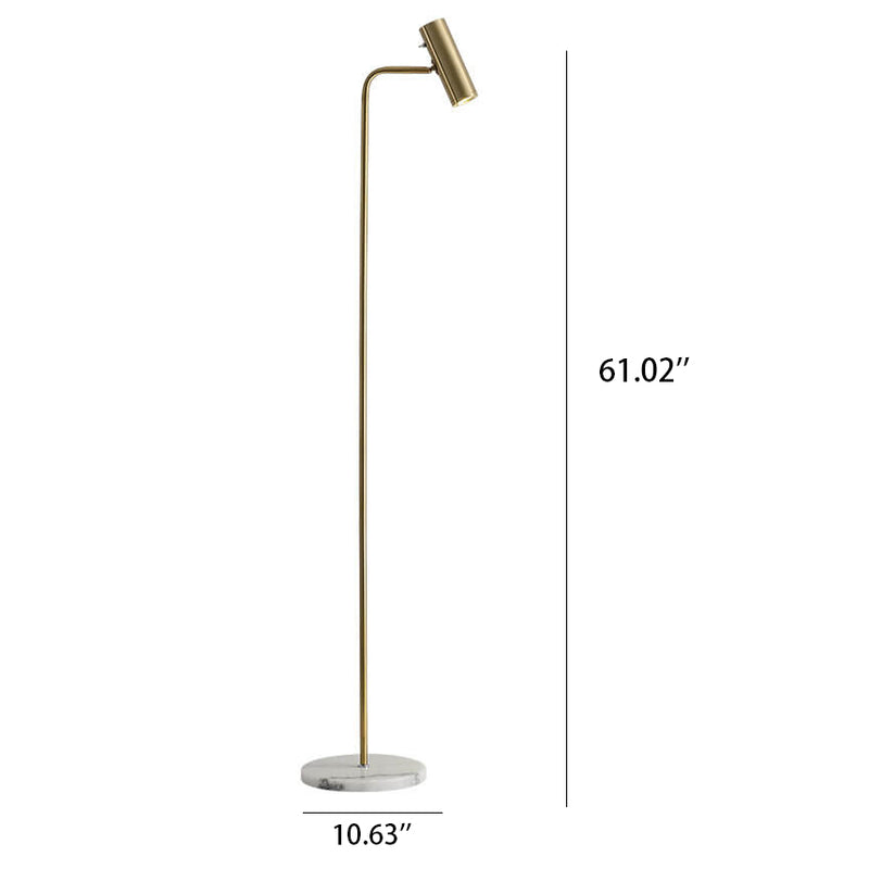 Industrial Iron Simple Lamp Base Adjustable LED Standing Floor Lamp