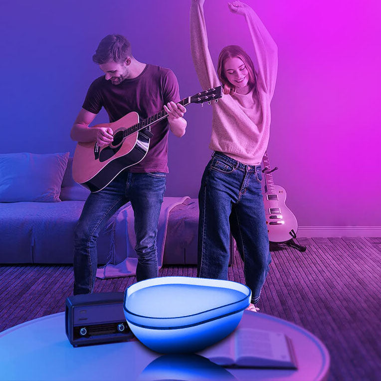 Lámpara de mesa LED con ambiente Bluetooth APP RGB creativa 