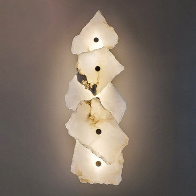 Chinese Modern Minimalist Rectangular Lucite Iron LED Wall Sconce Lamp