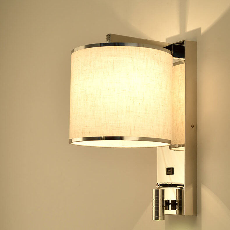 Modern Light Luxury Stainless Steel 1-Light Wall Sconce Lamp