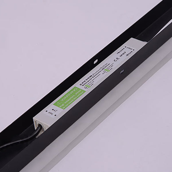 Minimalistische, längliche, stabförmige 1-Licht LED Acryl Außen wasserdichte Wandleuchte 