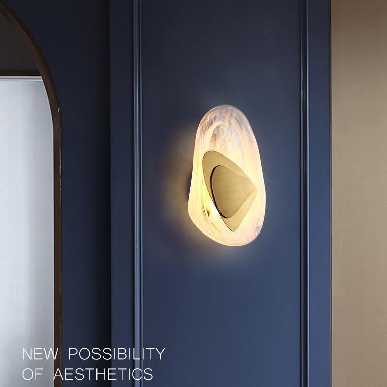 Nordic Modern Creative Crystal Glass Wall Sconce Lamp