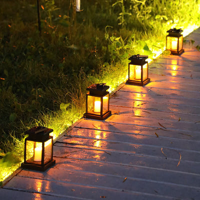 Modern Solar Star Candle ABS Waterproof LED Outdoor Lights