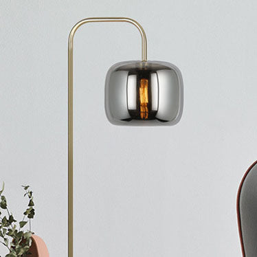 Nordische Vintage minimalistische Stehlampe aus Eisenmarmor mit 1 Leuchte 