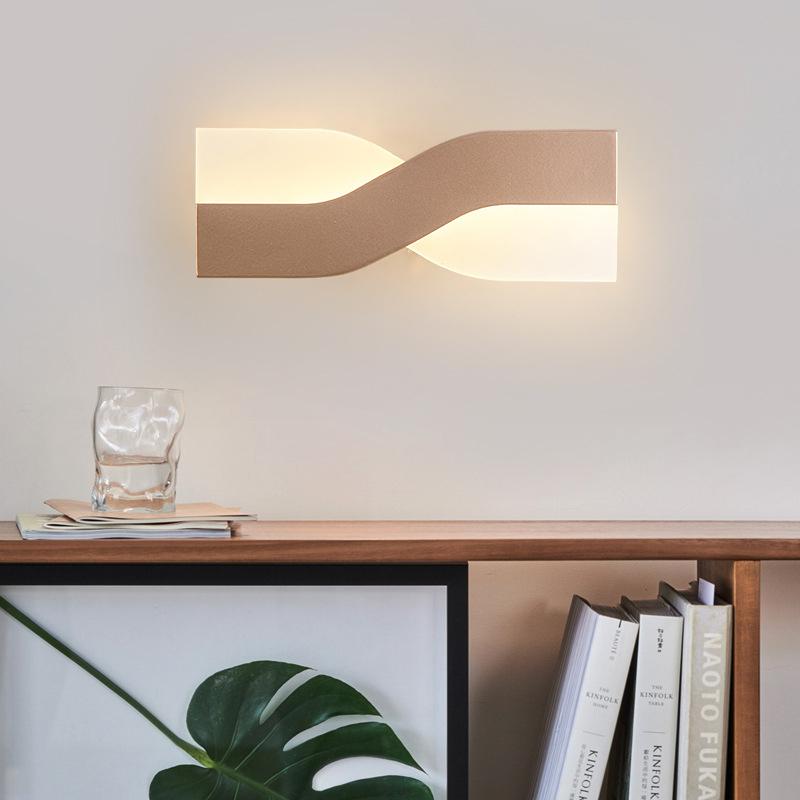 Nordic Post-modern Minimalist Rectangular Rotatable LED Wall Sconce Lamp