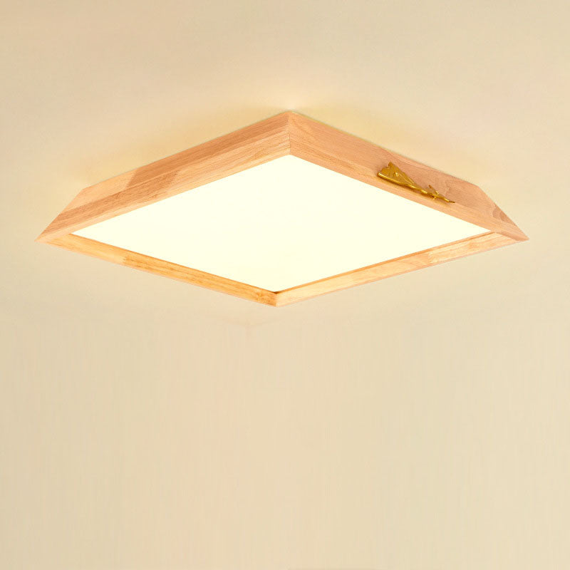 Moderne, minimalistische LED-Unterputzbeleuchtung aus quadratischem Acryl