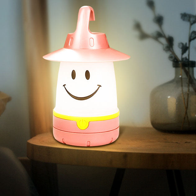 Creative Smiley Lantern Outdoor Camping LED Decorative Table Lamp