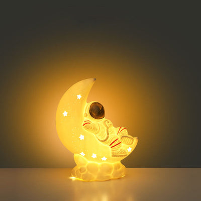 Modern Creative Astronaut Rabbit USB Rechargeable LED Night Light Table Lamp