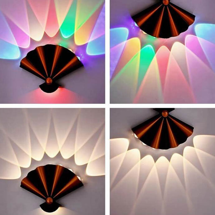 مصباح حائطي LED مقاوم للماء من الألومنيوم بتصميم عصري مبتكر 
