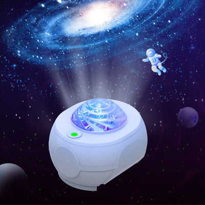 Luz de Proyección de Galaxia Creativa LED Atmosphere Luz de Proyección de Música Bluetooth 