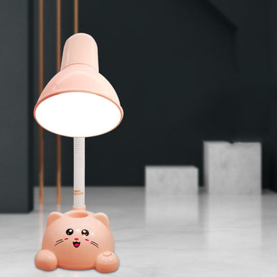 Modern Cartoon Cat Student Eye Care LED Table Lamp