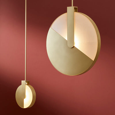 Nordic Minimalist Disc Design LED Pendant Light